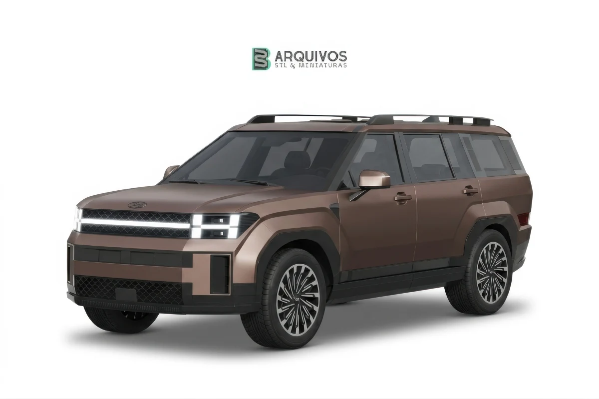Modelo 3D STL - Hyundai Santa Fe 2024